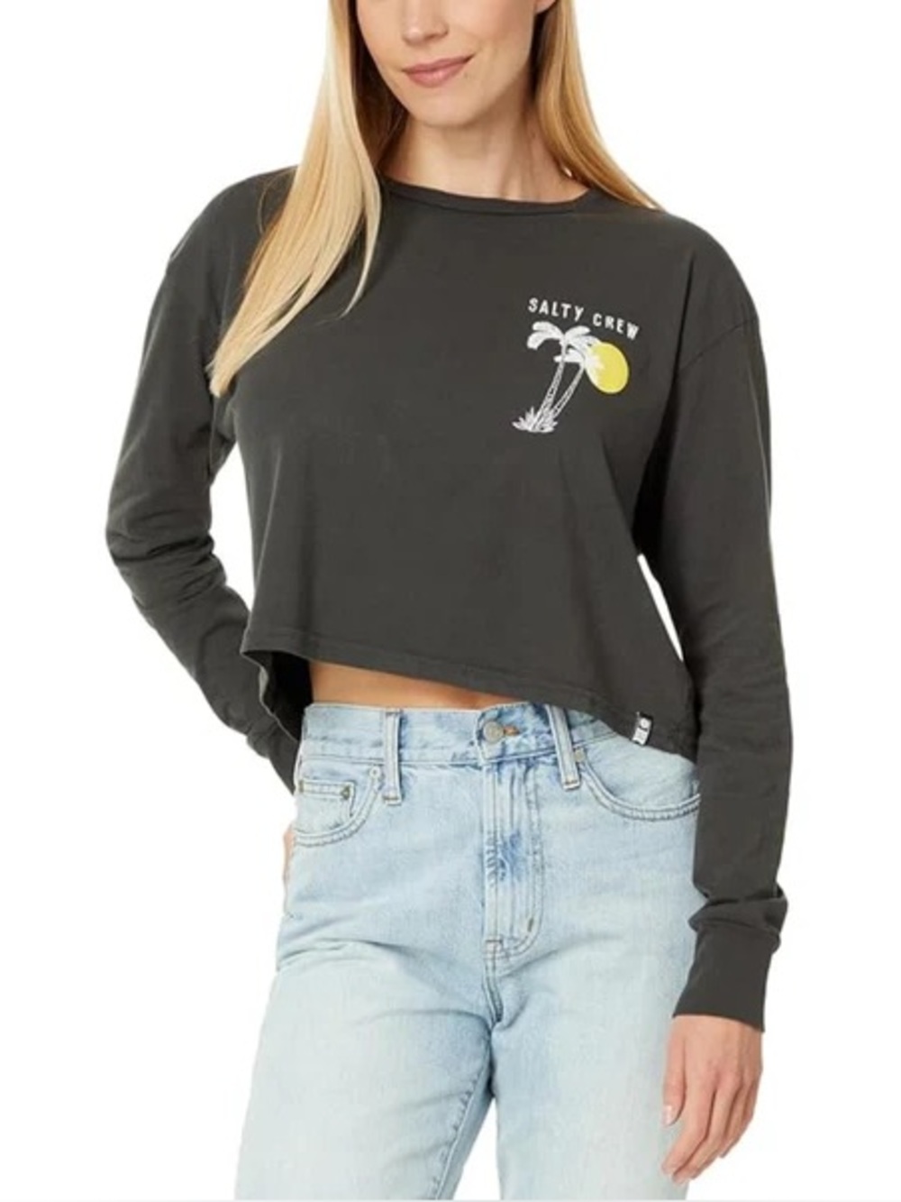 SALTY CREW the good life crop size L